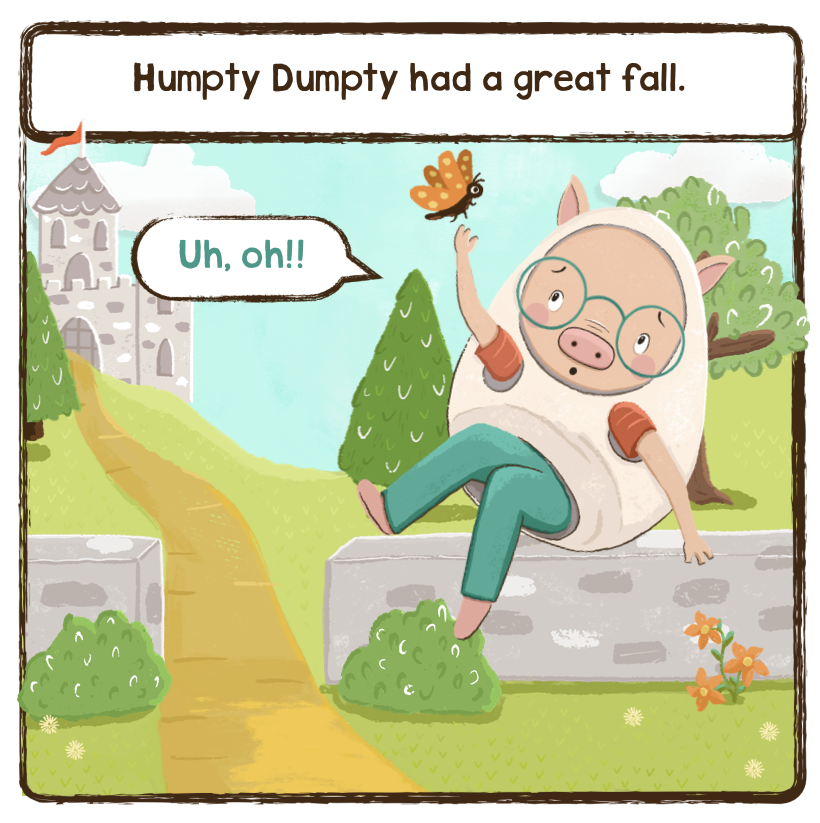 humpty falling