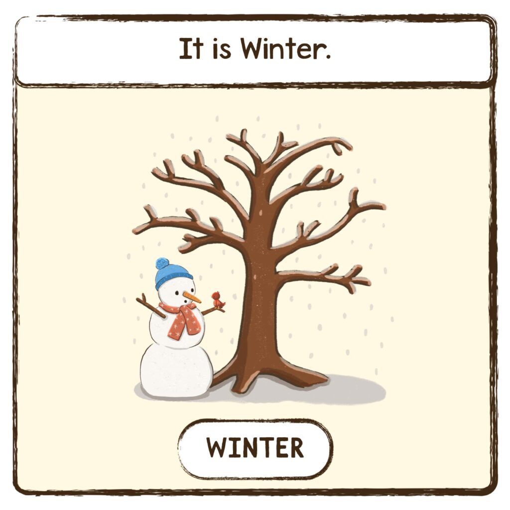 it is winter