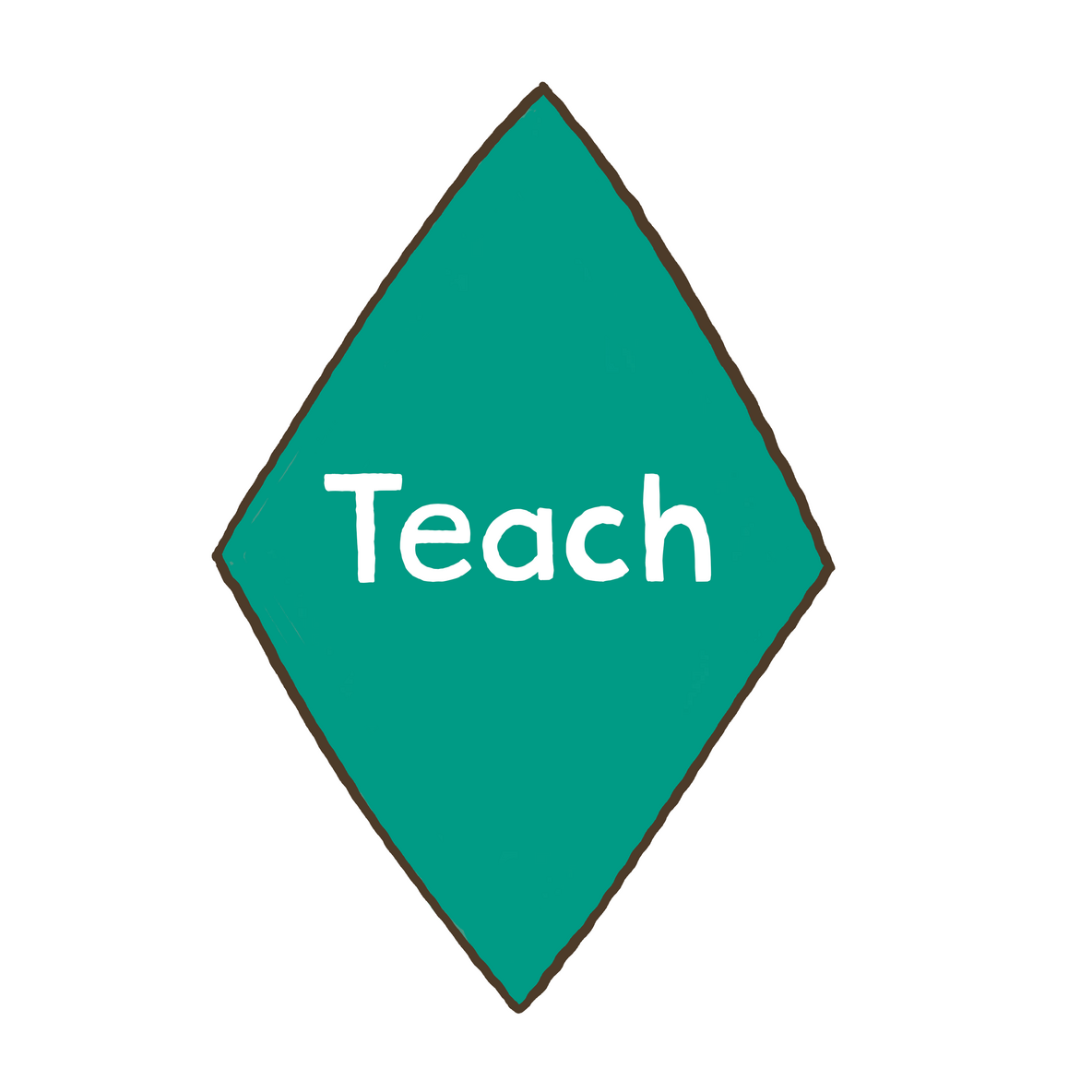teach diamond illustration