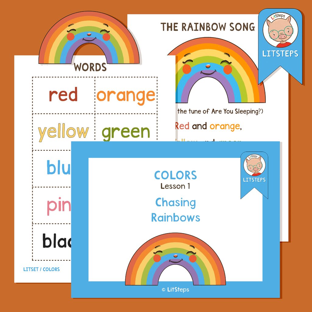 chasing rainbows smaple preschool lesson image
