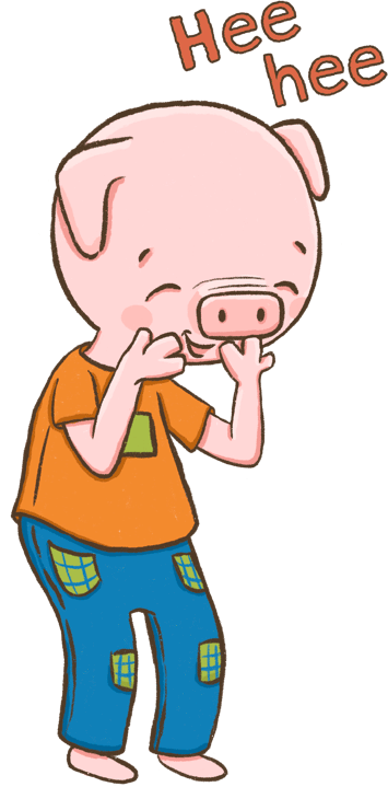 piglit laughing